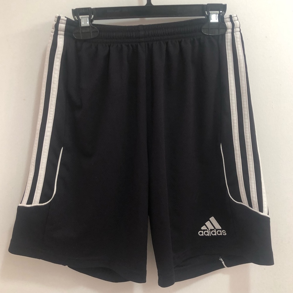 Adidas Black ans White Soccer Shorts